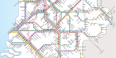 Olanda rete ferroviaria mappa
