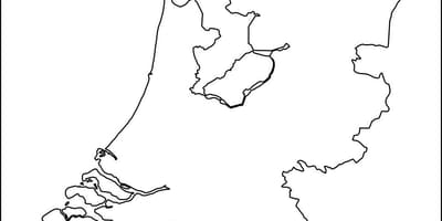 Delineare la mappa dei paesi Bassi